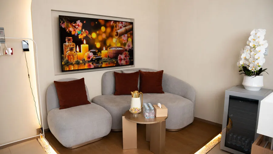 Waiting lounge at Nova Selena Spa