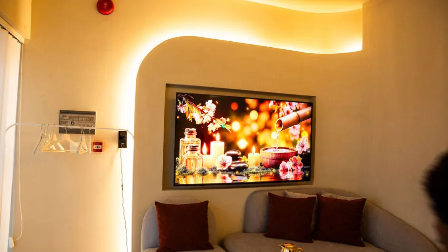 Spa lounge seating at Nova Selena Spa