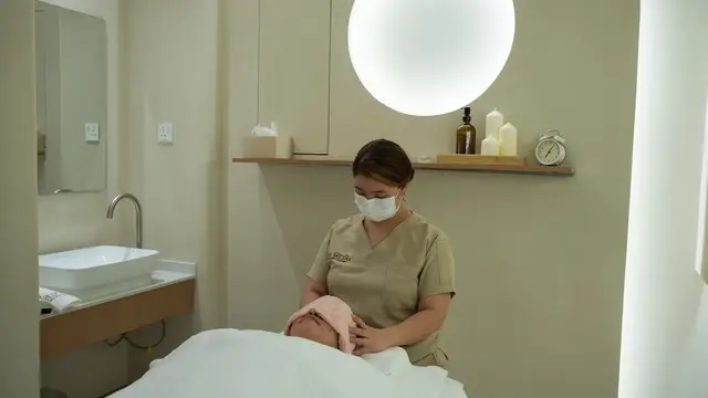 Facial care at Nova Selena Spa